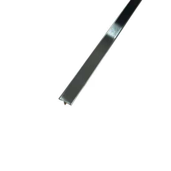 Profil Prag de Trecere T Inox Crom Brush 15x2700mm