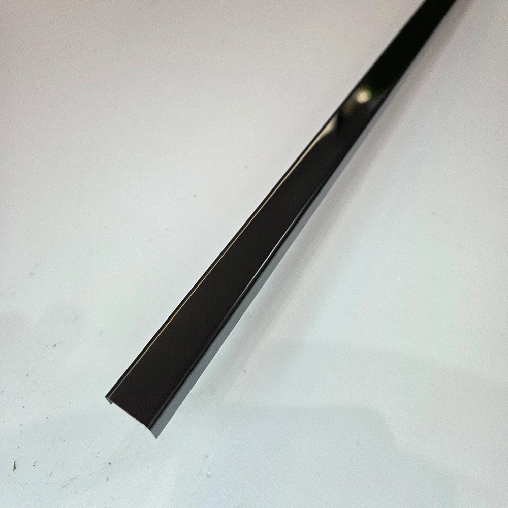 Profil U inox 15 x 9 x 2700 mm negru lucios - brau faianta